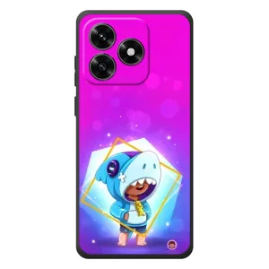 Чохол Бравл Старс для Huawei Honor X5c Plus (Леон у костюмі Акули)