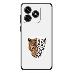 Чохол з леопардовим принтом на Huawei Honor X5c Plus (Леопард на білому)