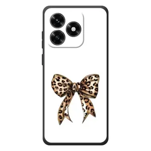 Чехол банты для Huawei Honor X5c Plus (Леопардовый принт)