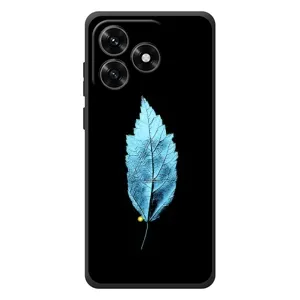 Чехол с картинками на черном фоне для Huawei Honor X5c Plus (Листочек)