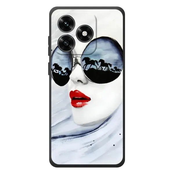 Чехол с рисунком «Любительница коней» для Huawei Honor X5c Plus