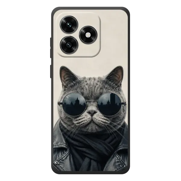 Чехол с рисунком «Модный кот» для Huawei Honor X5c Plus Чехол с рисунком «Модный кот» для Huawei Honor X5c Plus