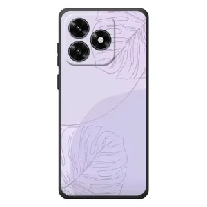 Чохол квітковий дизайн для Huawei Honor X5c Plus (Монстера фіолетова)