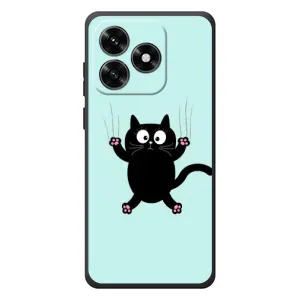 Силіконовий чохол з котиком для Huawei Honor X5c Plus