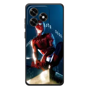 Чехол Супергерой Человека Паука на Huawei Honor X5c Plus (Паук на доме)