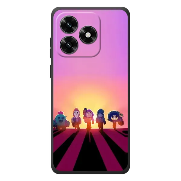 Чехол с рисунком «Персонажи в закате» для Huawei Honor X5c Plus Чехол с рисунком «Персонажи в закате» для Huawei Honor X5c Plus