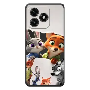 Силиконовый чехол с принтом Зоотрополіс для Huawei Honor X5c Plus (Персонажи Зоо)