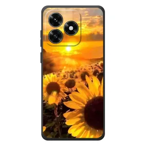 Чохол з Квітами для Huawei Honor X5c Plus (поле соняшників)