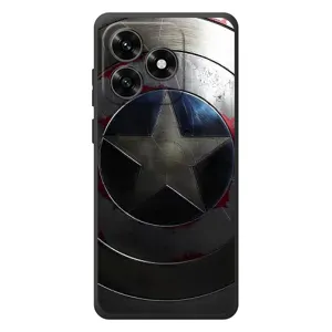 Чохол с Щітом Капітана Америки на Huawei Honor X5c Plus (Ретро Щит Капітана)
