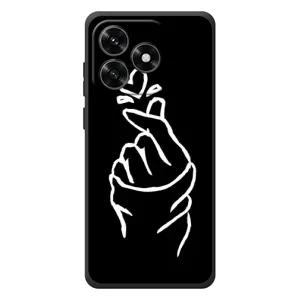 Чохол (Знак сердечка) для Huawei Honor X5c Plus (Сердечко на чорному)
