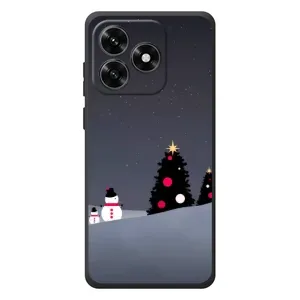 Чехлы на Новый Год Huawei Honor X5c Plus (Снеговички)