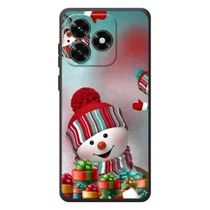Чехлы на Новый Год Huawei Honor X5c Plus (Снеговик в шапке)