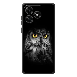 Чехлы с принтом СОВЫ для Huawei Honor X5c Plus (Сова на чёрном)