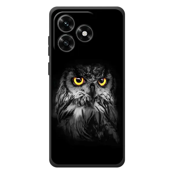 Чохол з малюнком «Сова на чорному» для Huawei Honor X5c Plus