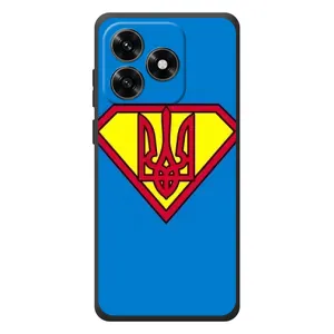 Чохол з картинкою (Патріотичний ГЕРБ) на Huawei Honor X5c Plus (Герб - супер герой)
