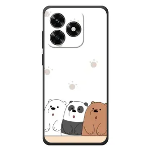 Чохли з зображенням різних тварин на Huawei Honor X5c Plus (Здивовані ведмедики)