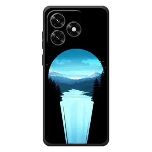 Летний Чехол на Huawei Honor X5c Plus (Синий Водопад)