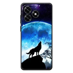 Чохол з Вовком на Huawei Honor X5c Plus (Виє на місяць)