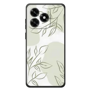 Чохол квітковий дизайн для Huawei Honor X5c Plus (Зелений дизайн)