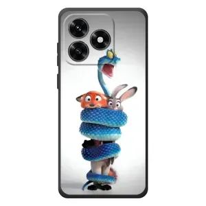Силиконовый чехол с принтом Зоотрополіс для Huawei Honor X5c Plus (Змея Зоо)