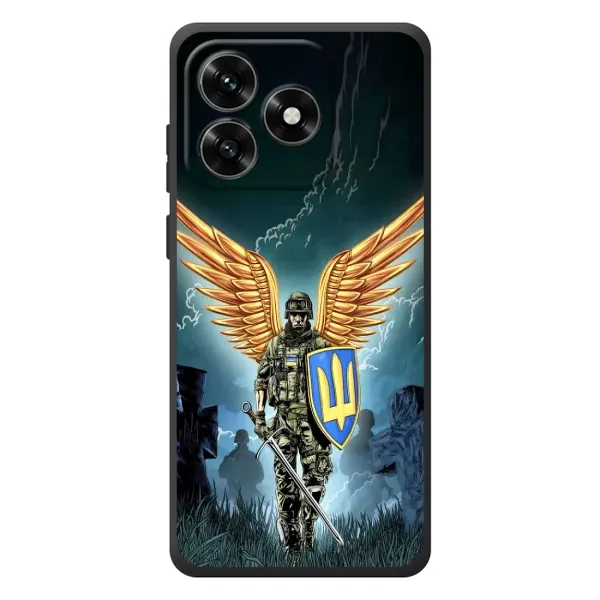 Чехол с рисунком «ЗСУ з крильями» для Huawei Honor X5c Plus