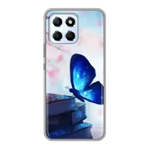 Силіконовий бампер з картинкою звірів для Huawei Honor X6 (Метелик синій)
