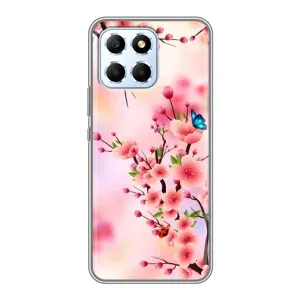 Чехол с принтом САКУРЫ на Huawei Honor X6 (Бабочки на сакуре)