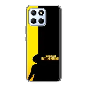 Чехол (TPU) с картинкой "Лого Пабг" на Хуавей Хонор X6 (Battlegrounds)