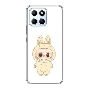 Чехол с принтом Лабубу для Huawei Honor X6 (Бежевый Лабубу)
