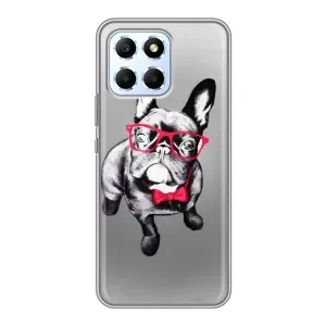 Чохол (ТПУ) Милі песики для Huawei Honor X6 (Бульдог в окулярах)