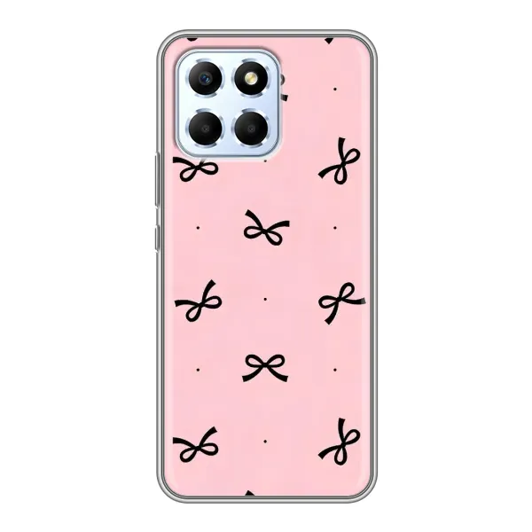 Чехол с рисунком «Черные бантики» для Huawei Honor X6 Чехол с рисунком «Черные бантики» для Huawei Honor X6