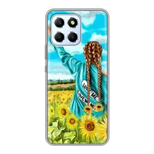 Чохол Стильні дівчата на Huawei Honor X6 (Дівчина на полі)