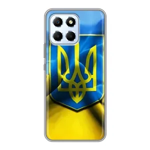 Чехол с картинкой (Патриотический ГЕРБ) на Huawei Honor X6 (Герб и Флаг Украины)