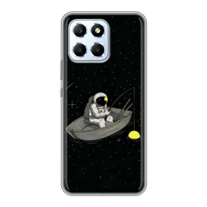Силіконовый Чохол з принтом "Космонавти" на Huawei Honor X6 (Космонавт на рибалці)