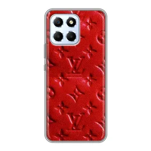 Текстурний Чохол Louis Vuitton для Хуавей Хонор X6 (Червоний ЛВ)