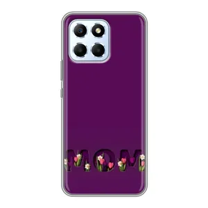 Чехол с рисунком «Мама с цветами» для Huawei Honor X6