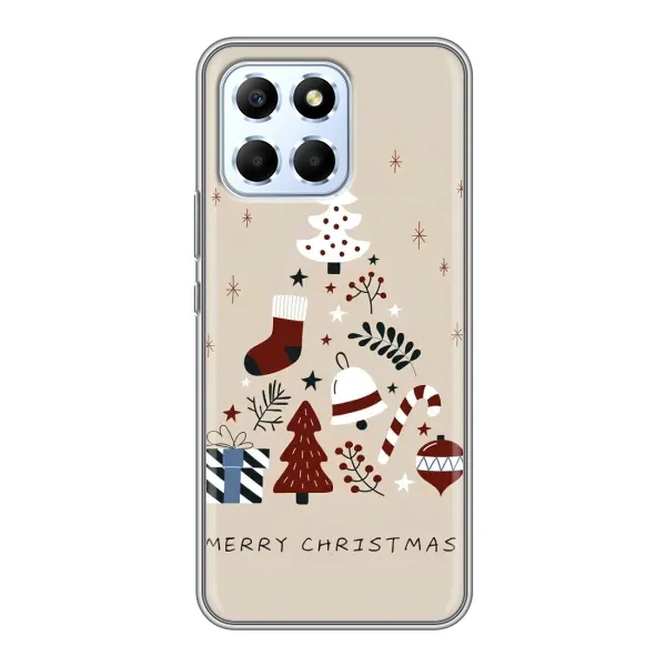 Чехол с рисунком «Merry Christmas» для Huawei Honor X6