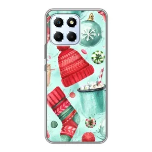 Чехол Санта Клаус для Huawei Honor X6 (Одежда)