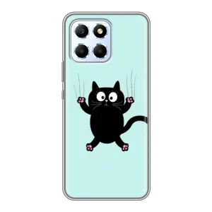 Силіконовий чохол з котиком для Huawei Honor X6 (Падаючий кіт)