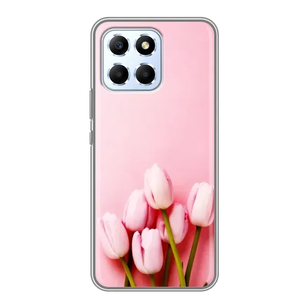 Чехол с рисунком «Розовые тюльпаны» для Huawei Honor X6 Чехол с рисунком «Розовые тюльпаны» для Huawei Honor X6