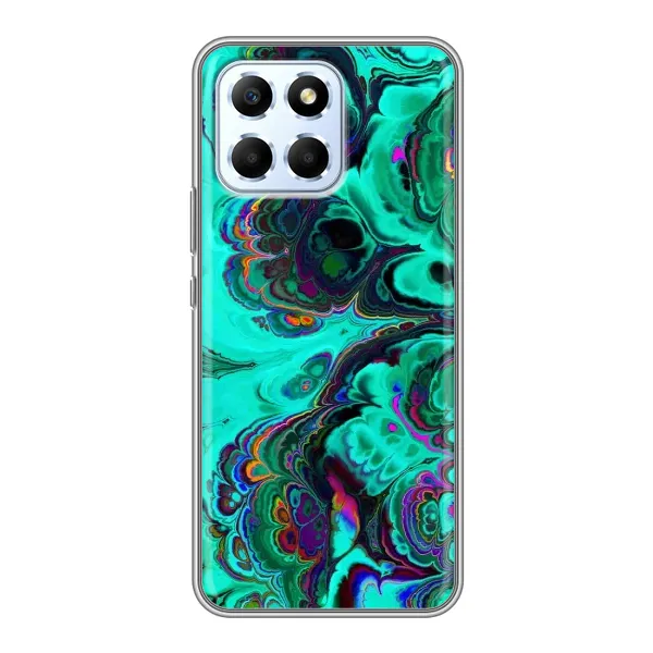Чехол с рисунком «Салатный мрамор» для Huawei Honor X6 Чехол с рисунком «Салатный мрамор» для Huawei Honor X6