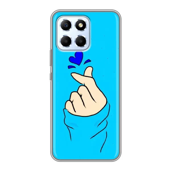 Чехол с рисунком «Сердце на синем» для Huawei Honor X6 Чехол с рисунком «Сердце на синем» для Huawei Honor X6