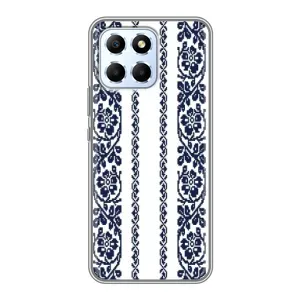 Силиконовый Чехол на Huawei Honor X6 с картинкой Вышиванки (Синяя вышиванка)