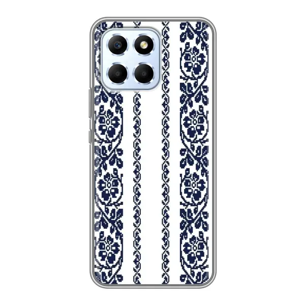 Чехол с рисунком «Синяя вышиванка» для Huawei Honor X6 Чехол с рисунком «Синяя вышиванка» для Huawei Honor X6