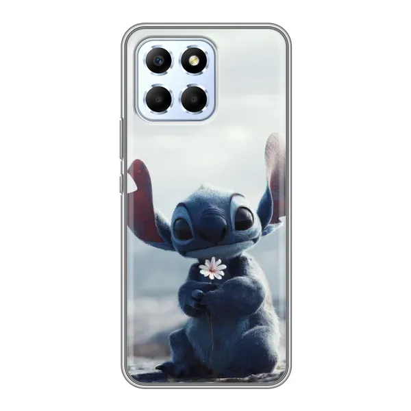 Чехол с рисунком «Стич с цветочком» для Huawei Honor X6 Чехол с рисунком «Стич с цветочком» для Huawei Honor X6