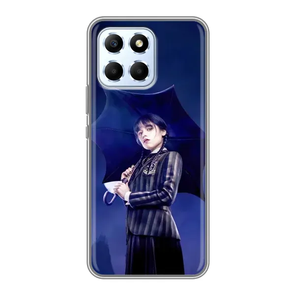 Чехол с рисунком «Уэнсдей с зонтом» для Huawei Honor X6 Чехол с рисунком «Уэнсдей с зонтом» для Huawei Honor X6