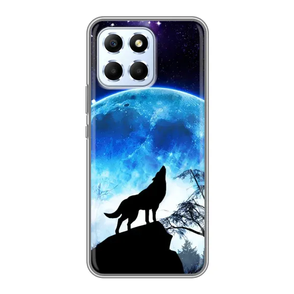 Чехол с рисунком «Воет на луну» для Huawei Honor X6 Чехол с рисунком «Воет на луну» для Huawei Honor X6