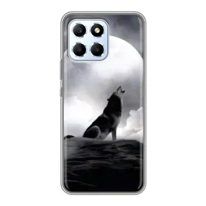 Чохол з Вовком на Huawei Honor X6 (Вовк і місяць)