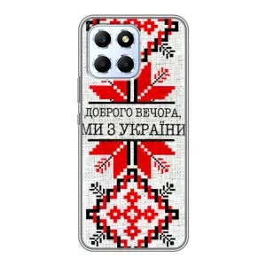 Силиконовый Чехол на Huawei Honor X6 (Вышиванка Доброго вечера)