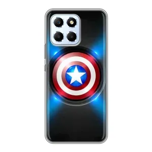 Чехол с Щитом Капитана Америки на Huawei Honor X6 (Яркий Щит Капитана)